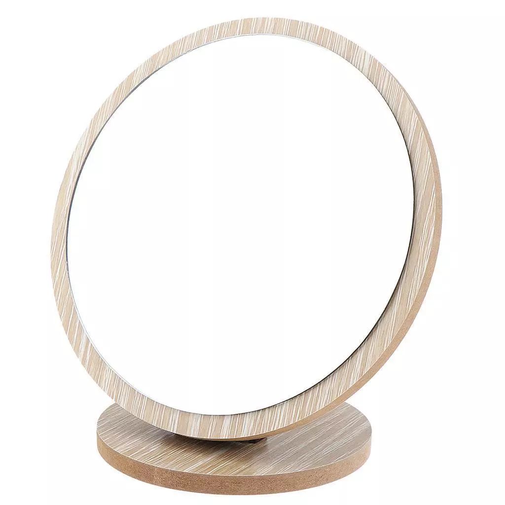 Folding HD Cosmetic Tabletop Desk Mirror, Round Shape Vanity Table Mirror, Household Makeup Tabletop Aluminum Portable Mirror Folding HD Cosmetic Tabletop Desk Mirror, Round Shape Vanity Table Mirror, Household Makeup Tabletop Aluminum Portable Mirror